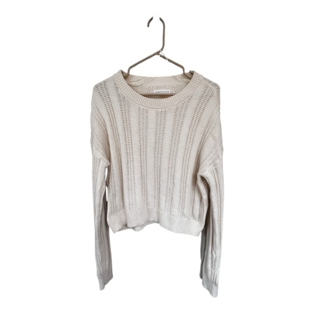 Aeropostale Off-White Knit Sweater